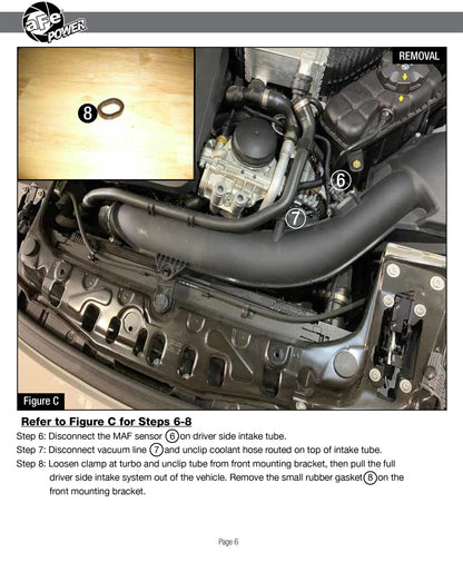 aFe POWER Magnum Force Stage-2 Pro DRY S Cold Air Intake | BMW M3/M4 3.0L (15-19) (54-13032D)