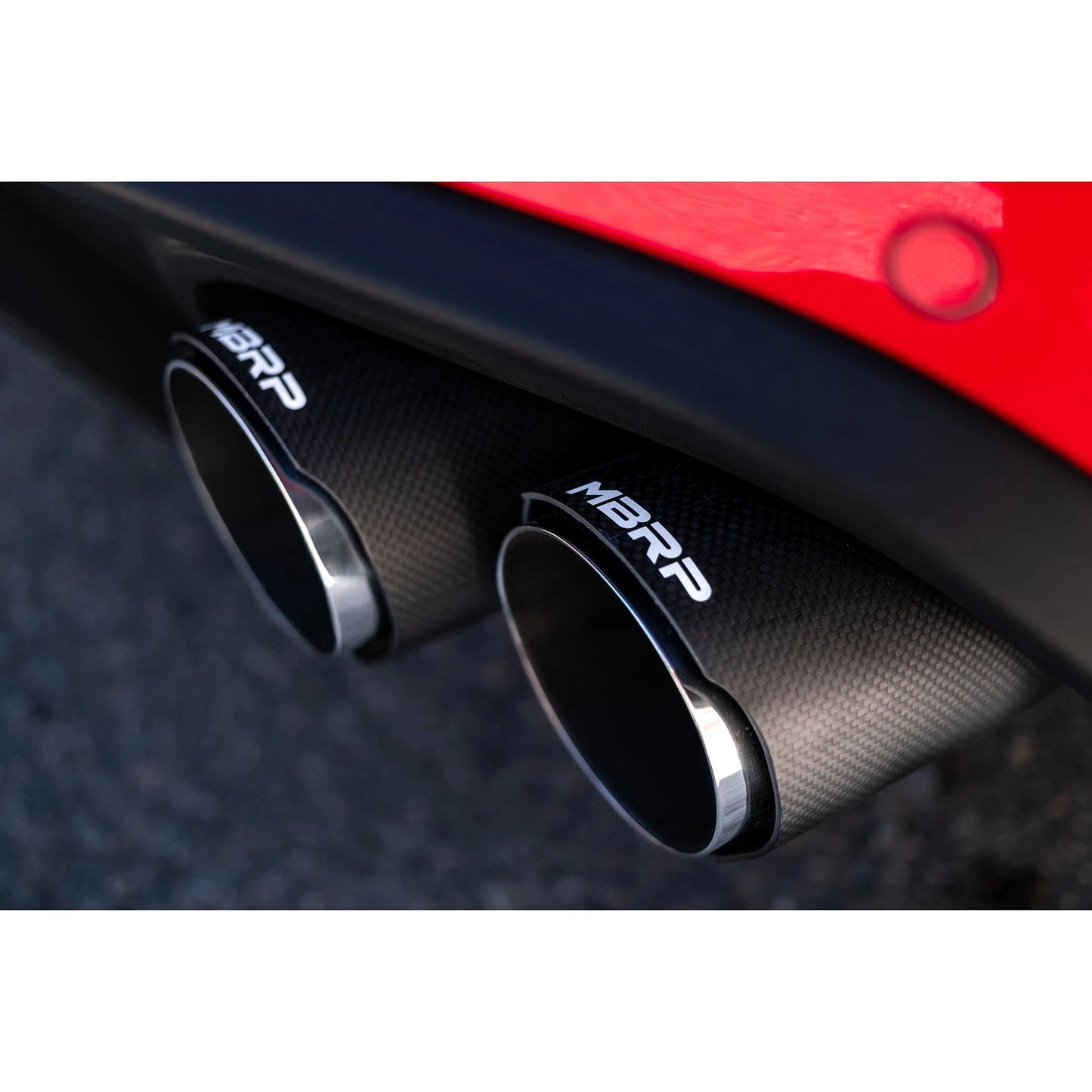 MBRP 3" Race D&S Cat-Back w/ CF Tips | Ford Mustang GT (S72073CF)