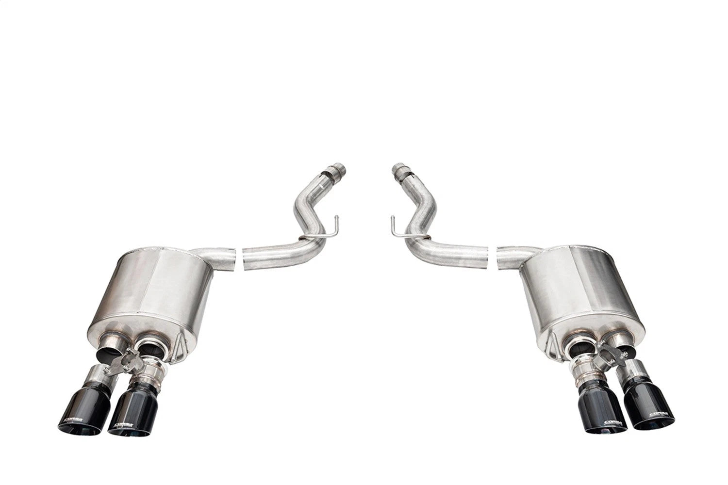 CORSA Sport Valved / 3.0 in Axle-Back 4.0 in Slash Tips | 2024 Mustang GT Coupe (21261)