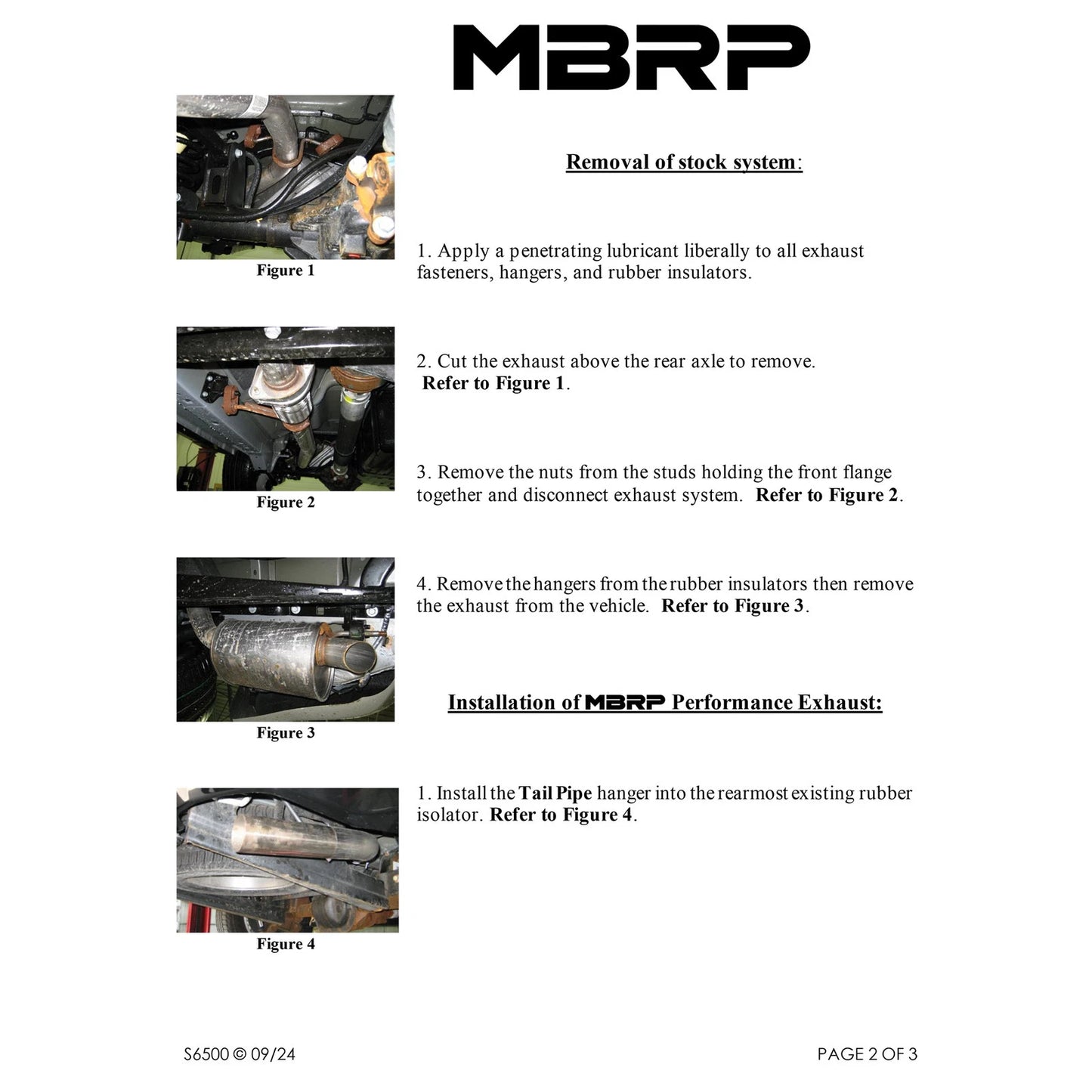 MBRP 3in. Filter Back Single Rear Exit | Jeep 3.0L (07-09) (S6500409)