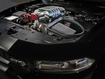 aFe Track Series Stage-2 Carbon Fiber Intake System | Dodge Charger SRT Hellcat Redeye (21-23) (57-10027D)
