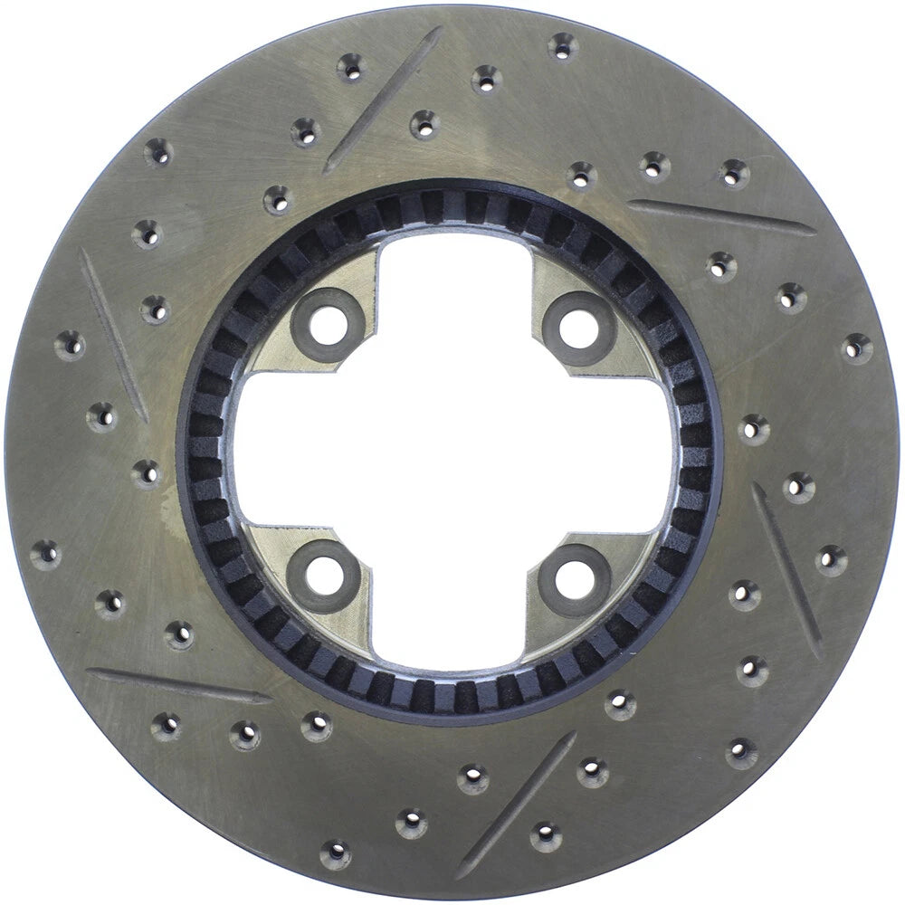 StopTech 127.42005L Front Left Drilled Slotted Disc Brake Rotor for 79-83 280ZX