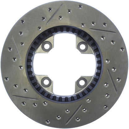 StopTech 127.42005L Front Left Drilled Slotted Disc Brake Rotor for 79-83 280ZX