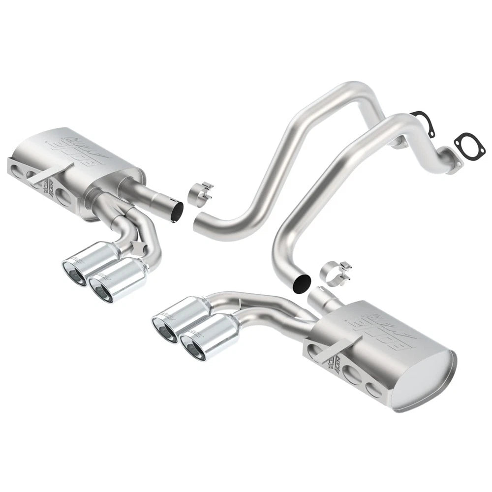 Borla Cat-Back Exhaust System - ATAK | 1997-2004 Chevrolet Corvette 5.7L (140428)