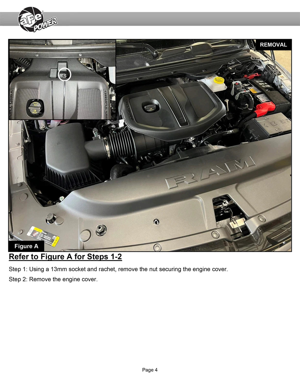aFe 50-70120R Cold Air Intake System for 2025-26 Ram 1500 / 22-26 Wagoneer 3.0L
