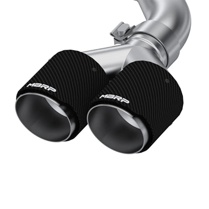 MBRP Axle-Back Dual Split Exhaust | Kia Forte GT 19-26 (2.5in T304 SS) (S47113CF)