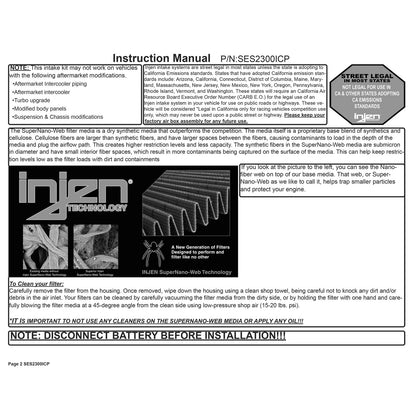 Injen Power Package | BMW Z4 / Toyota Supra (18-26) (PK2300P)