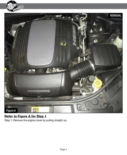 aFe Magnum FORCE Stage-2 Cold Air Intake Jeep Grand Cherokee 11-19 V6/V8 (54-13023R)