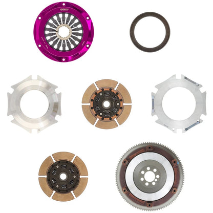 Exedy HD Twin Plate Clutch Kit 615 lb/ft | 2008-2015 Mitsubishi Evo X (MM062HD)