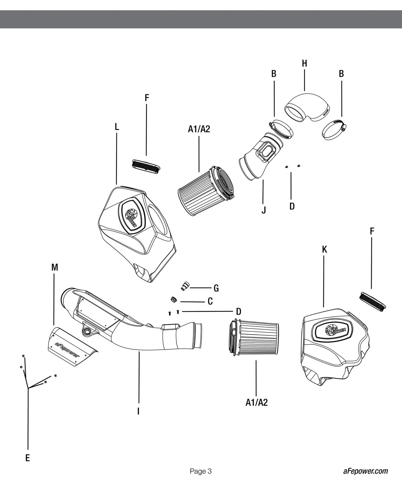 aFe Momentum Pro DRY S Cold Air Intake | BMW M3/M4 (F80/82/83) L6 3.0L (tt) (15-18) (51-76305)