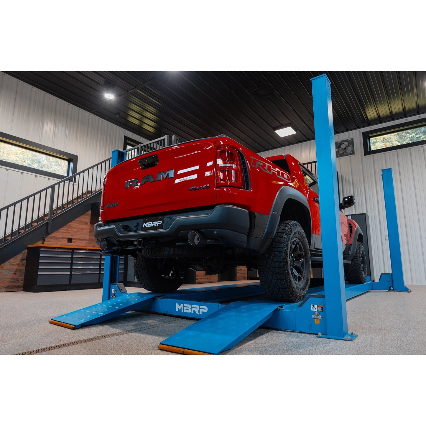MBRP 3in Dual Split Rear Cat Back | RAM RHO (25) (S51573CF)
