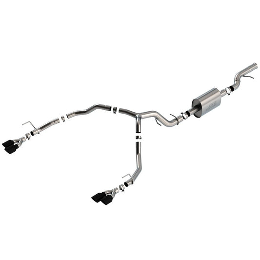 Borla Black Chrome T-304 SS S-Type Cat-Back Exhaust | Chevrolet Tahoe (21-22) 6.2L V8 2/4WD (140859BC)