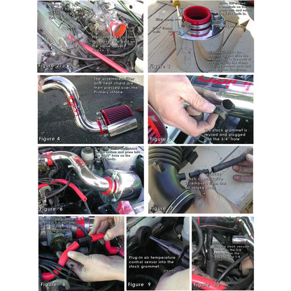 Injen Polished Short Ram Cold Air Intake System w/ Heat Shield | Toyota Celica GT (94-99) (IS2040P)