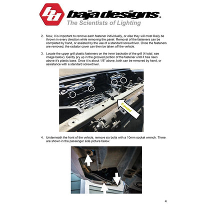 Baja Designs 447512 S8 30 inch LED Driving Light Bar for 2015-22 Toyota 4Runner