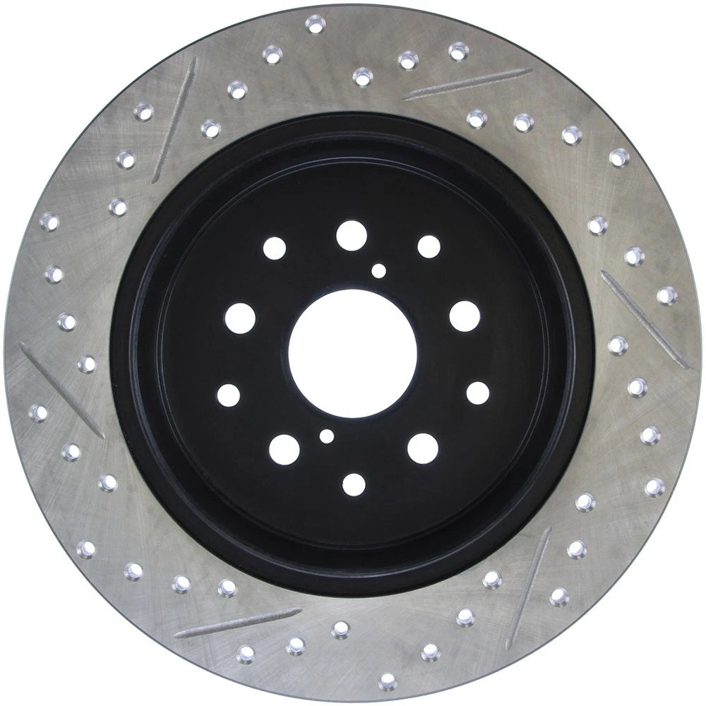 StopTech 127.44090L Rear Left Drilled Brake Rotor for 98-05 GS300 / 01-05 IS300