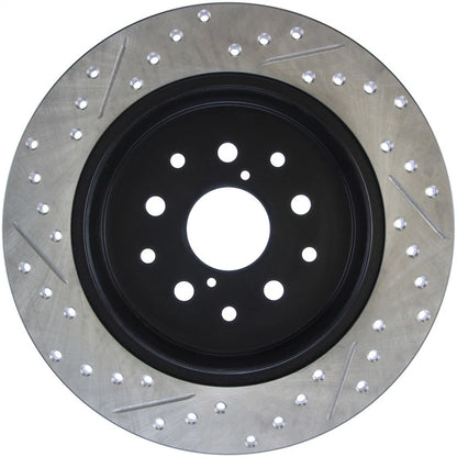 StopTech 127.44090L Rear Left Drilled Brake Rotor for 98-05 GS300 / 01-05 IS300