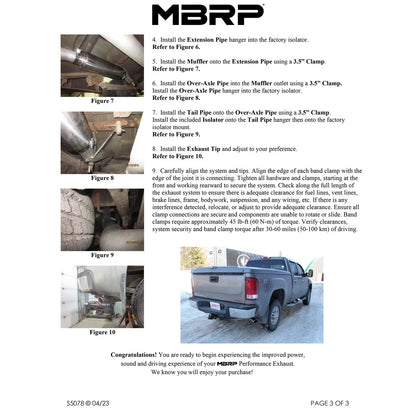 MBRP 3.5in Alum Cat-Back Single Side Exit Exhaust | Chevy/GMC 2500HD 6.0L V8 (07-10) (S5078AL)