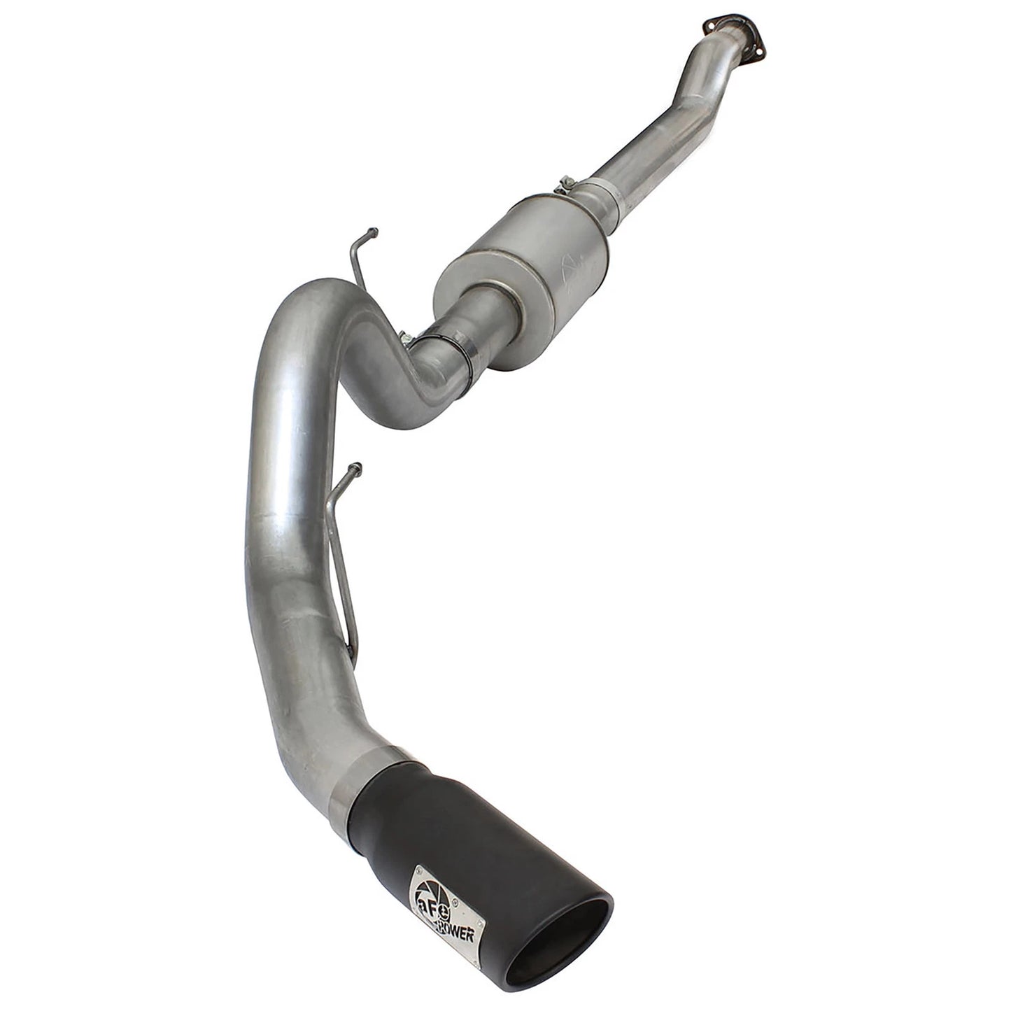 aFe 4in Aluminized Steel Cat-Back Exhaust | Ford F-150 V6 3.5L (15) (49-03069-B)