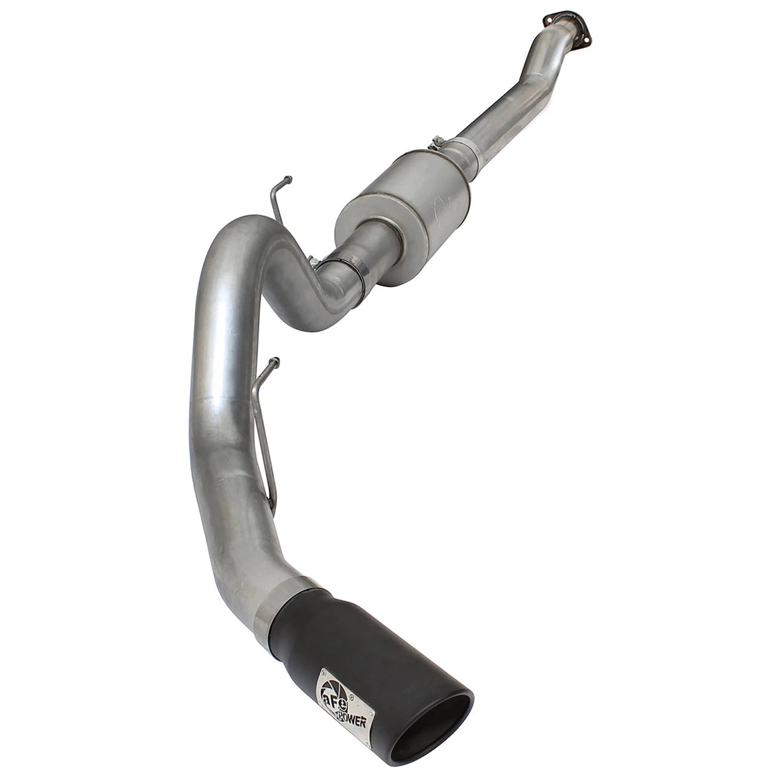 aFe 4in Aluminized Steel Cat-Back Exhaust | Ford F-150 V6 3.5L (15) (49-03069-B)