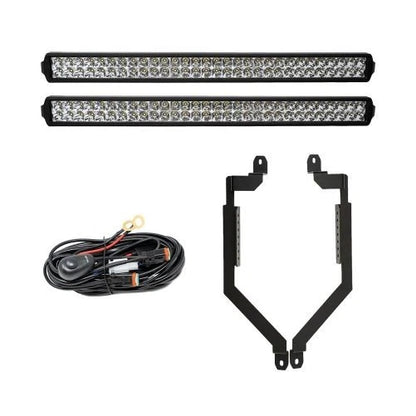 Cali Raised 2024+ Toyota Tacoma 32In Lo Pro Grille Led Light Bar Kit For - Two Light Bars
