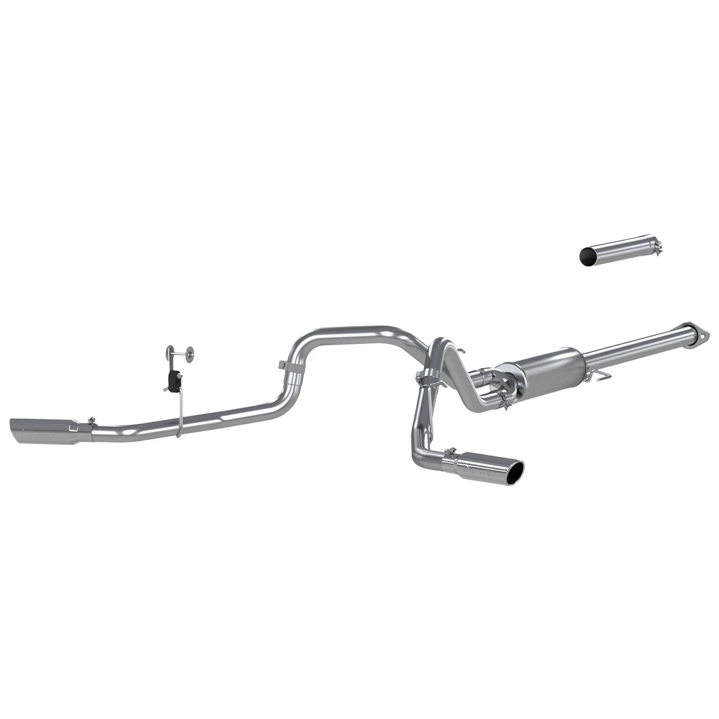 MBRP 2.5in Dual Side Split Alum Cat-Back | Ford F-150 15-20 (S5254AL) (S5254AL)