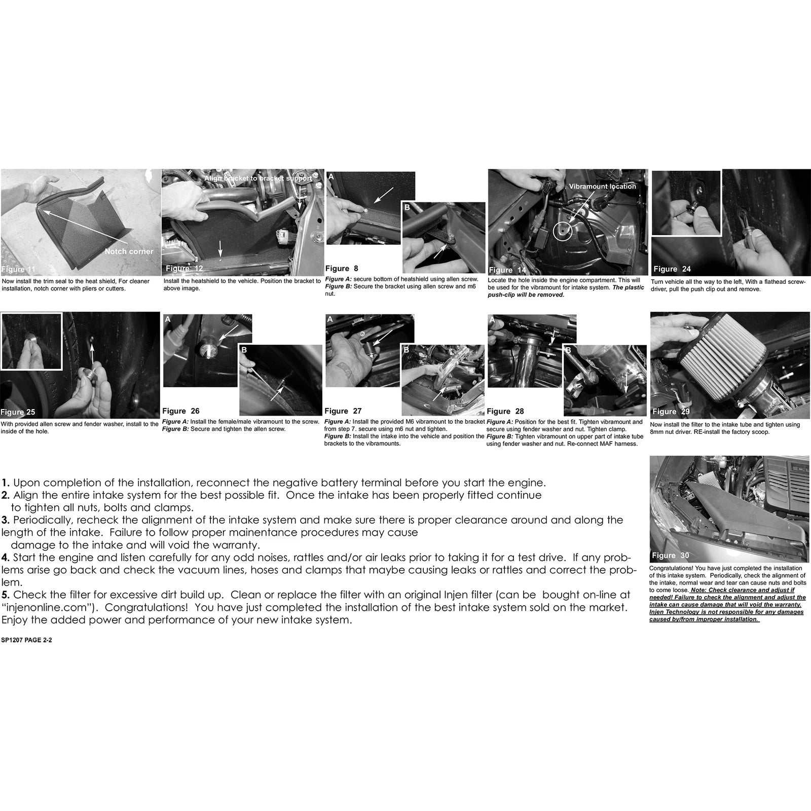 Injen 2.0L Turbo Short Ram Intake | Subaru Impreza / WRX (07-21) | Polished (SP1207P)
