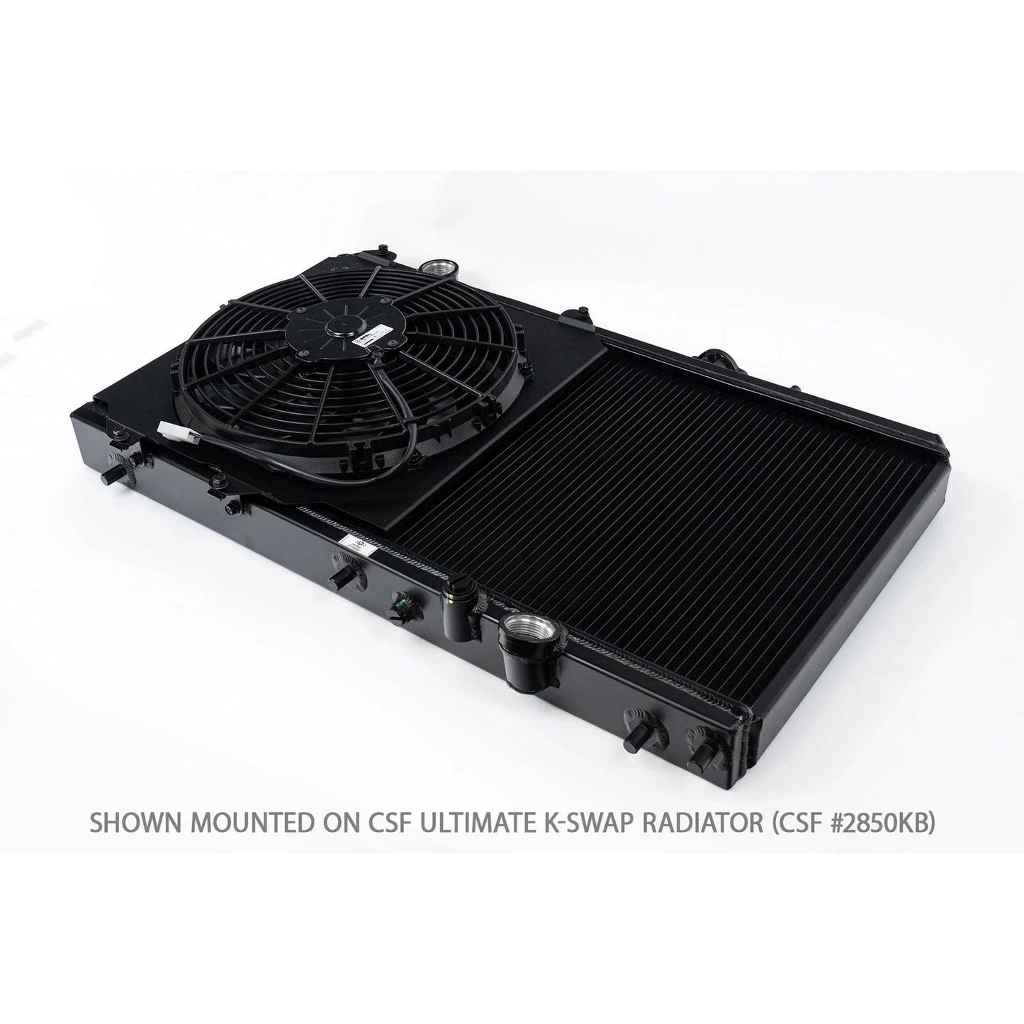 CSF Сooling Radiator K-SWAP (black) | HONDA Civic (EK/EG) 1992-2000