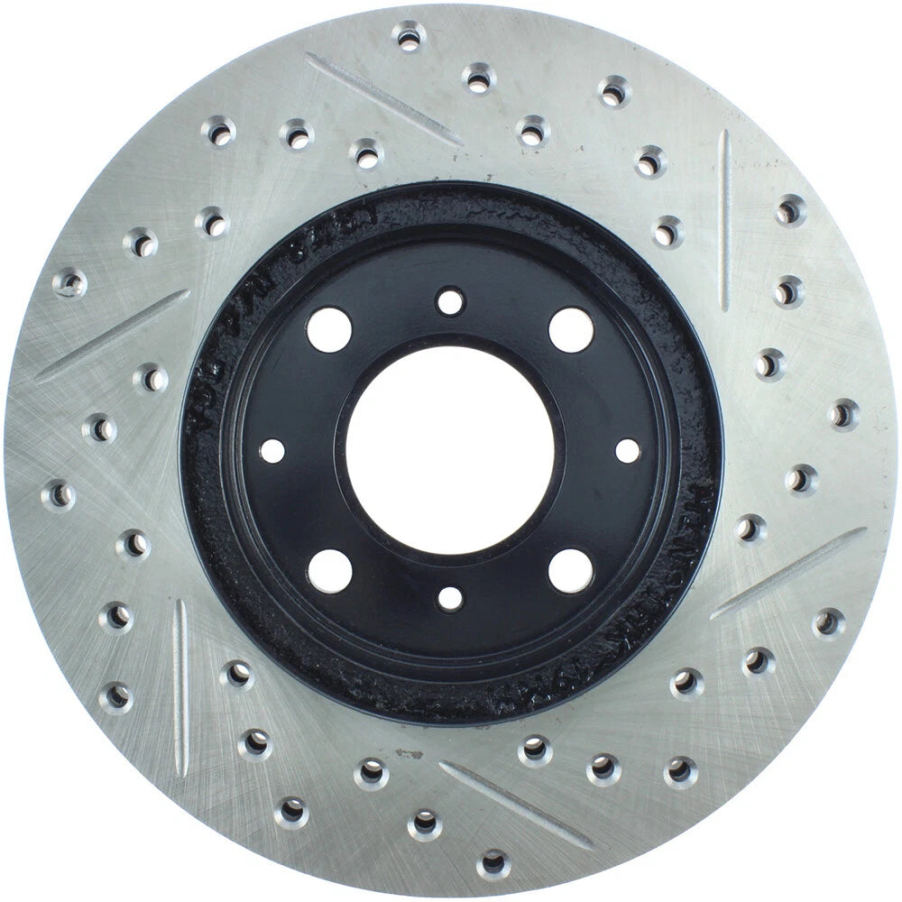 Stoptech Slotted And Drilled Brake Rotor | 1990-2000 Honda Civic (127.40023L)