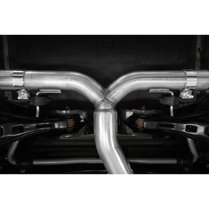 MBRP 3in Cat-Back Exhaust 2.5in Dual Split Rear w/ Burnt End Tips | Honda Civic SI (22-24) (S49033BE)