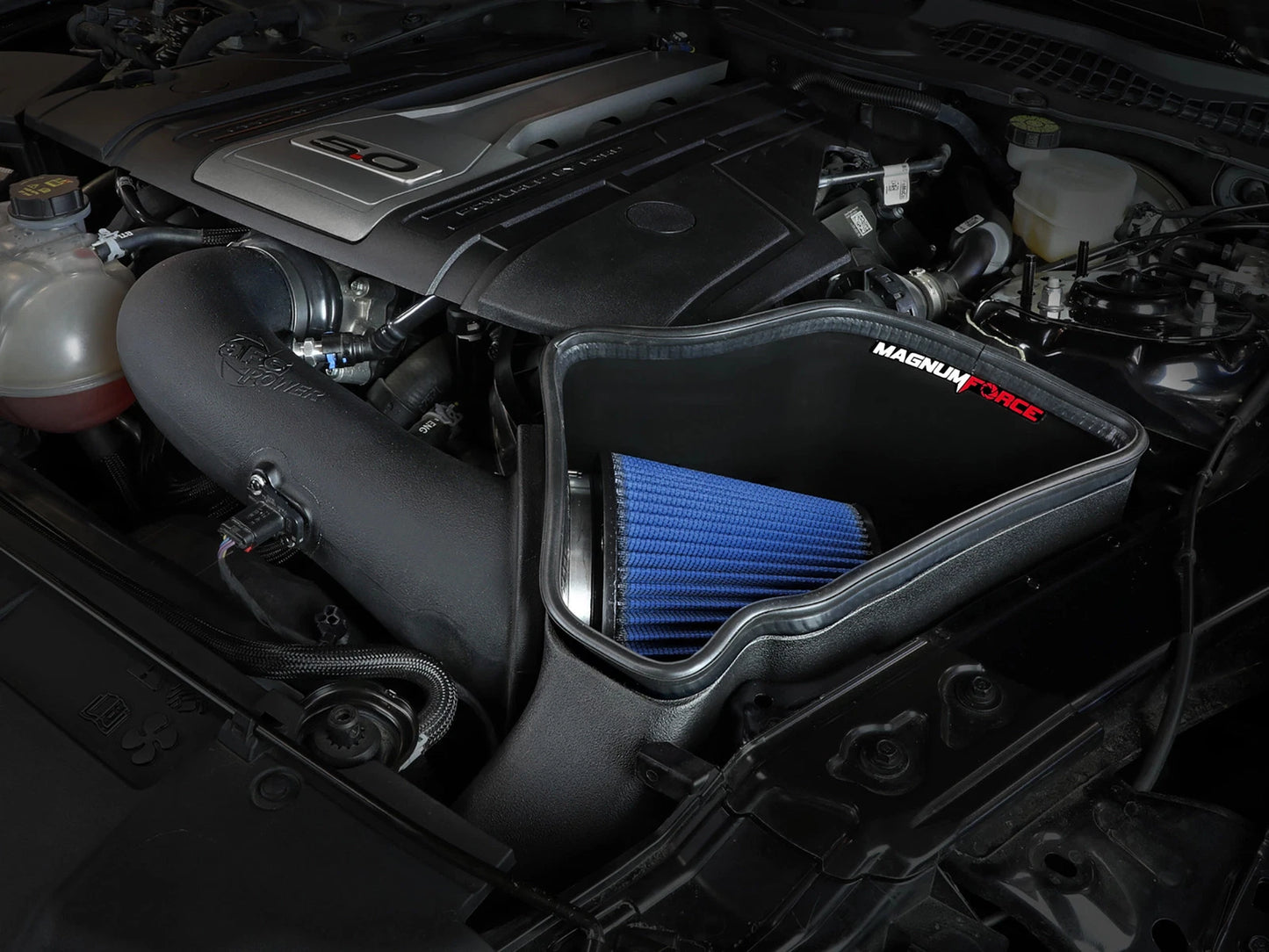 aFe Magnum FORCE Stage-2 Cold Air Intake w/ Pro Dry S | Ford Mustang (18-19) (54-13039R)