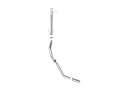 aFe 3-1/2in 409 SS Axle-Back Exhaust | Ford F-250/F-350 (17-20) (49-43116NM-P)