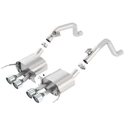 Borla Axle-Back Exhaust System - ATAK | 2014-2019 Chevrolet Corvette 6.2L (11881)