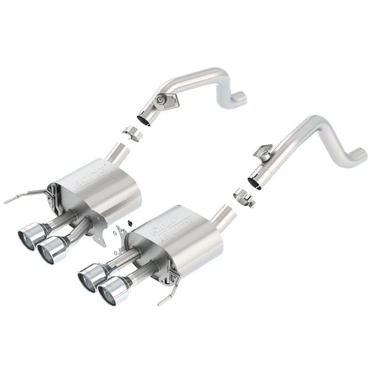 Borla Axle-Back Exhaust System - ATAK | 2014-2019 Chevrolet Corvette 6.2L (11881)
