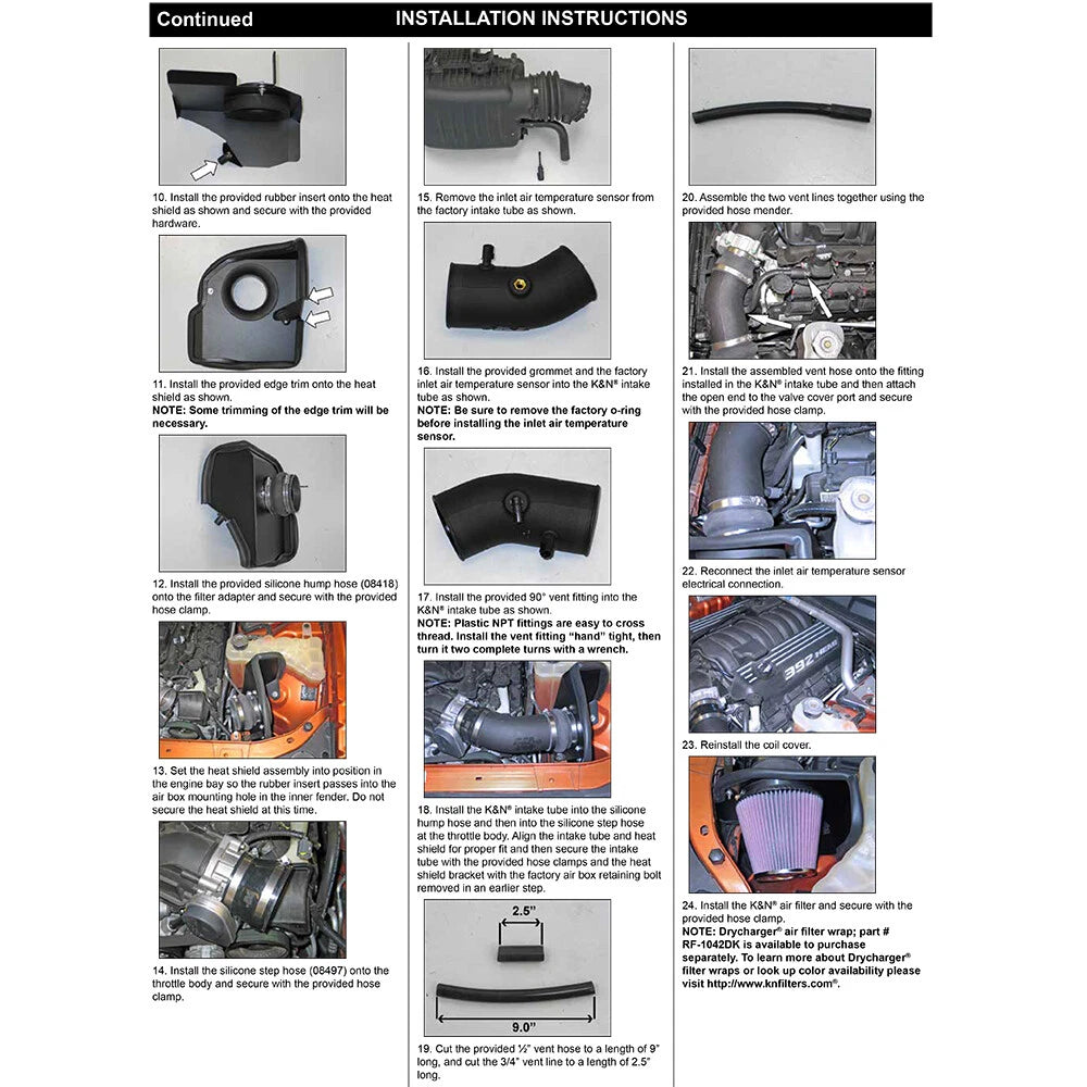 K&N FIPK Air Intake System | Multiple Fitments (57-1565)