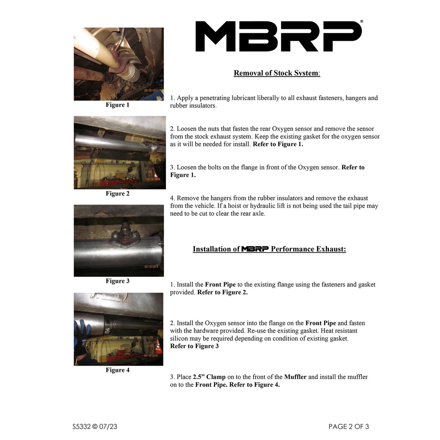 MBRP 2.5in Cat-Back Single Turn Down Exhaust | Toyota Tacoma (01-05) (S5332409)