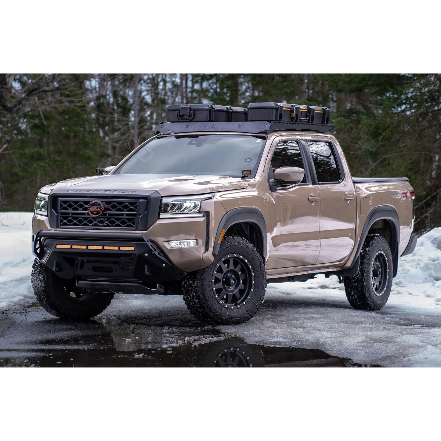MBRP 3in Tip 3in Cat Back Turndown Exit Street Profile | Nissan Frontier (22-23) 3.8L (S5409AL)