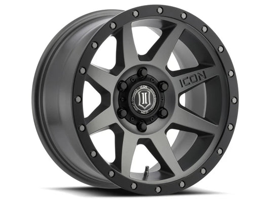 ICON 1818909060TT Rebound Titanium 18x9" 6x5.5" +25mm for 2021-2023 Ford Bronco