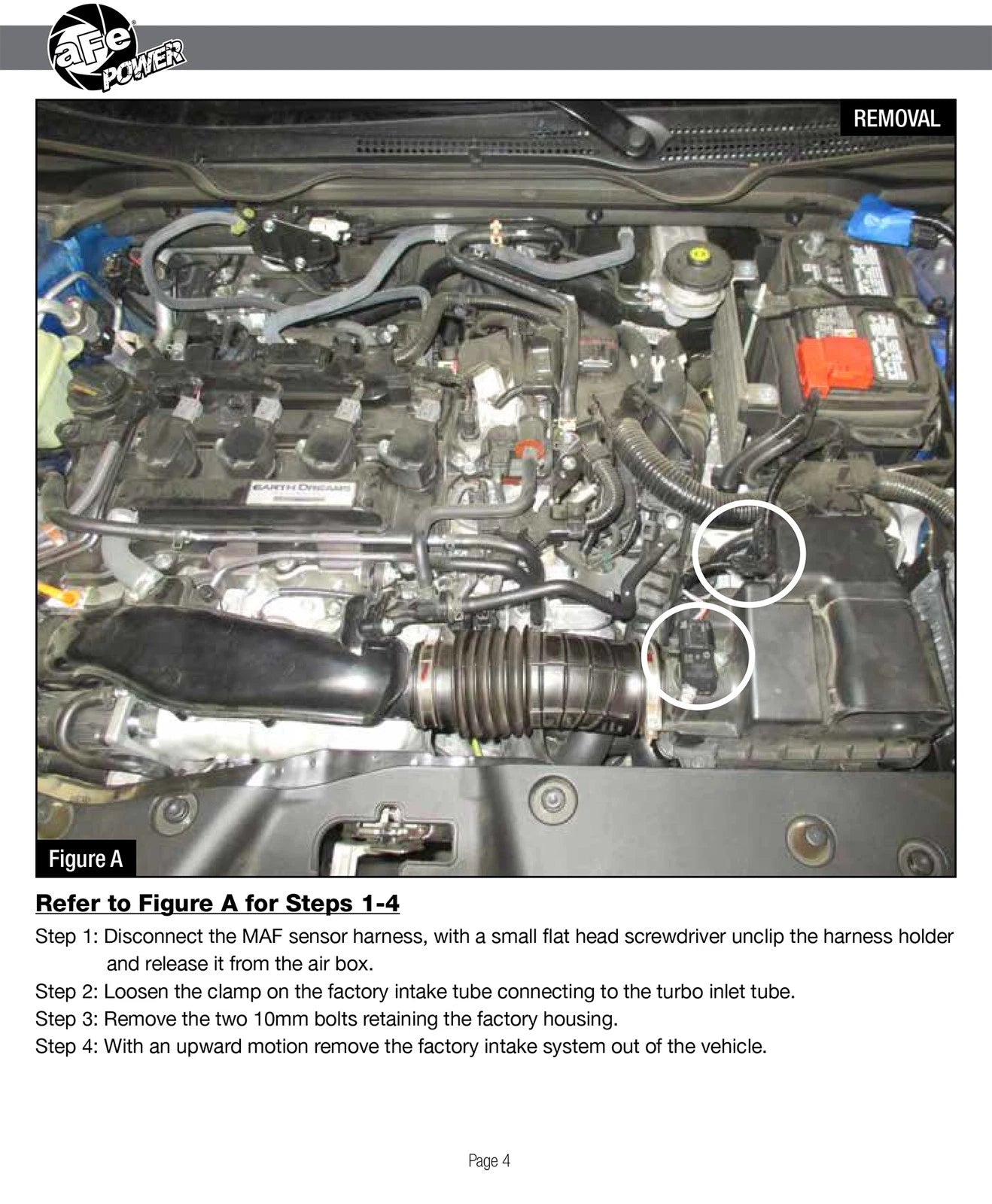 aFe Stage-2 PDS AIS Intake | Honda Civic 1.5L 2016 (TM-1024B-D)