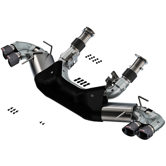 Borla 3in S-Type Catback Exhaust | Chevrolet Corvette 6.2L V8 (20-24) Carbon Fiber Tips