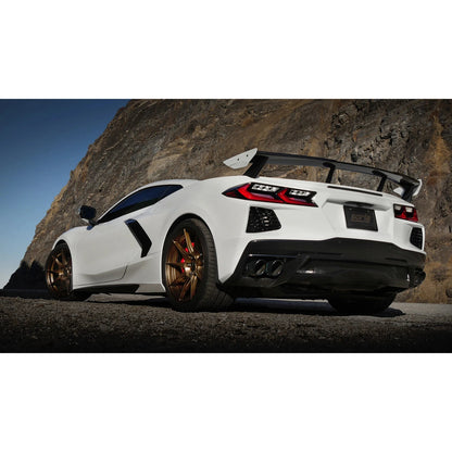 Borla 3in ATAK Catback Exhaust | Chevrolet Corvette 6.2L V8 (20-23) Black Chrome Tips