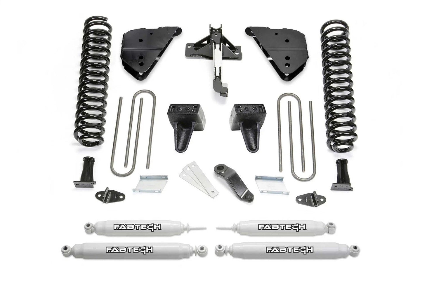 Fabtech 23-24 Ford F250/350 4WD Diesel 4in Basic System w/ Performance Shocks