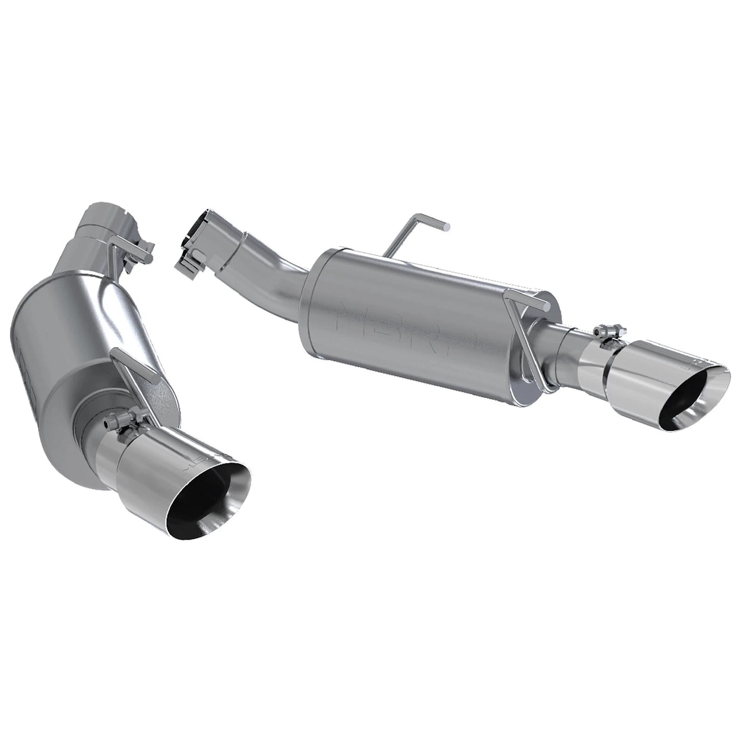 MBRP 2.5in Dual Mufflers Axle-Back | Ford Mustang GT 05-10 (S7200AL)
