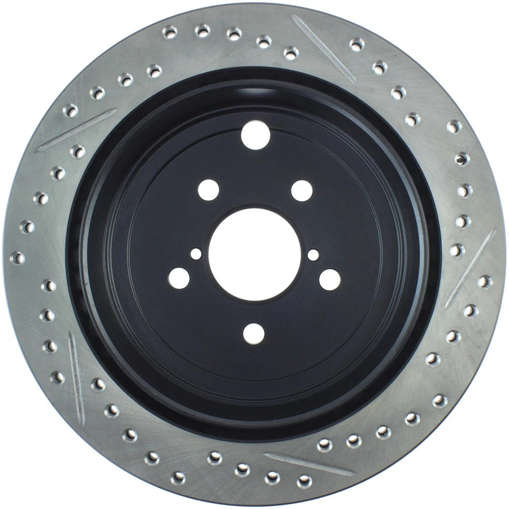 StopTech 127.47031R Rear Right Drilled Brake Rotor for 13-18 BRZ / 10-14 Legacy