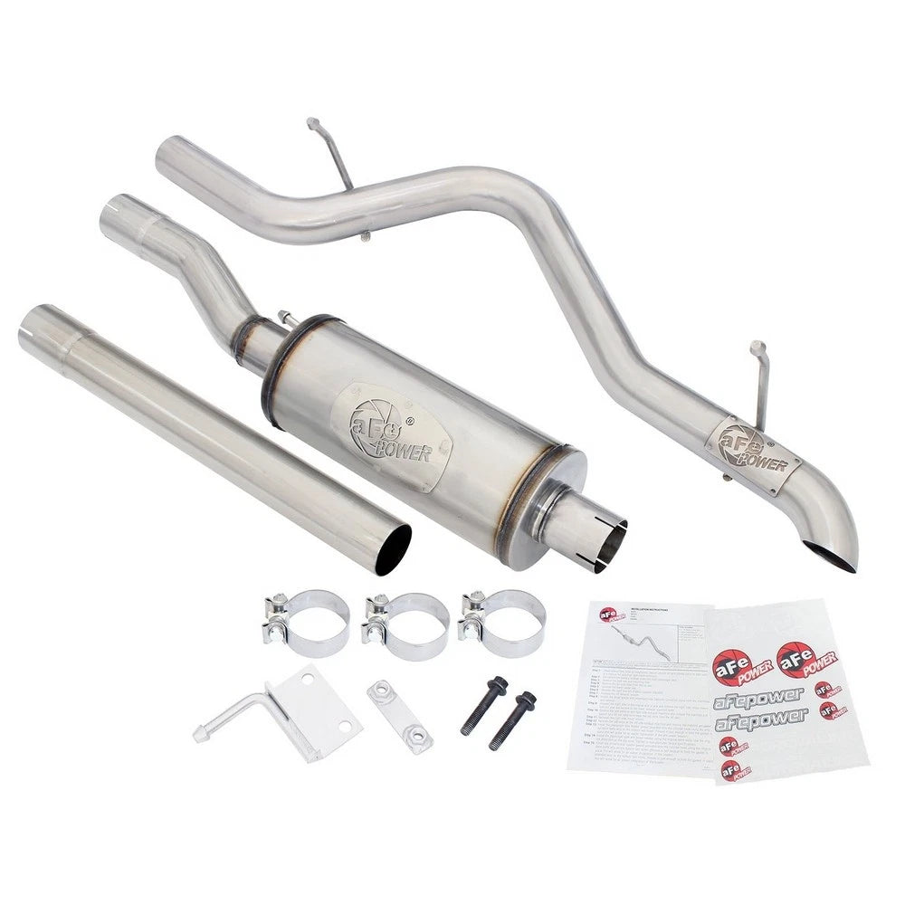 aFe 2.5in 409 SS Cat-Back Exhaust | Jeep Wrangler JK V6-3.6L (07-16) (49-48055)