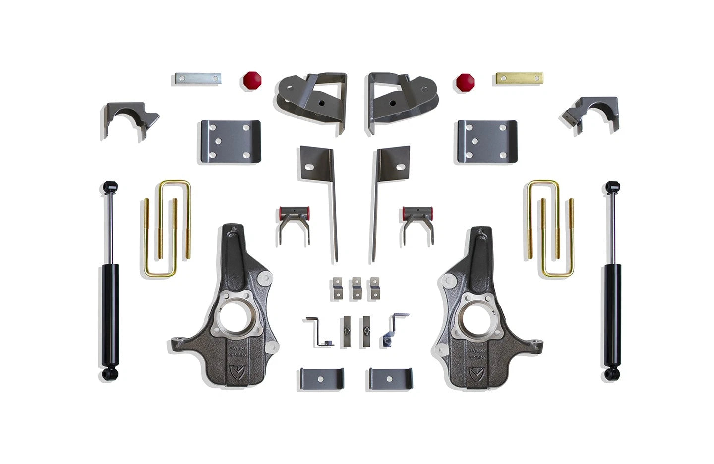 MaxTrac KS331924 2"/4" Lowering Kit w/Spindles for 19-25 Silverado/Sierra 1500