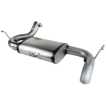 aFe 2.5in SS Axle-Back Exhaust Jeep Wrangler V6 3.6/3.8L (07-17) (49-46219)