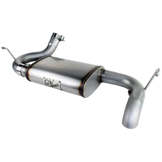 aFe 2.5in SS Axle-Back Exhaust Jeep Wrangler V6 3.6/3.8L (07-17) (49-46219)