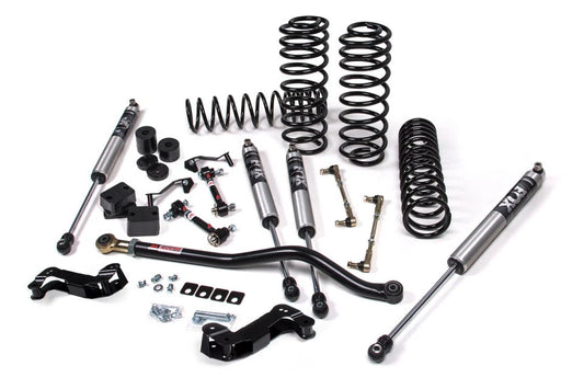 JKS 18-21 Jeep JL J-Kontrol 2.5in 4Dr w/Fox 2.5 Performance Elite Series Shocks STD Rate Coils