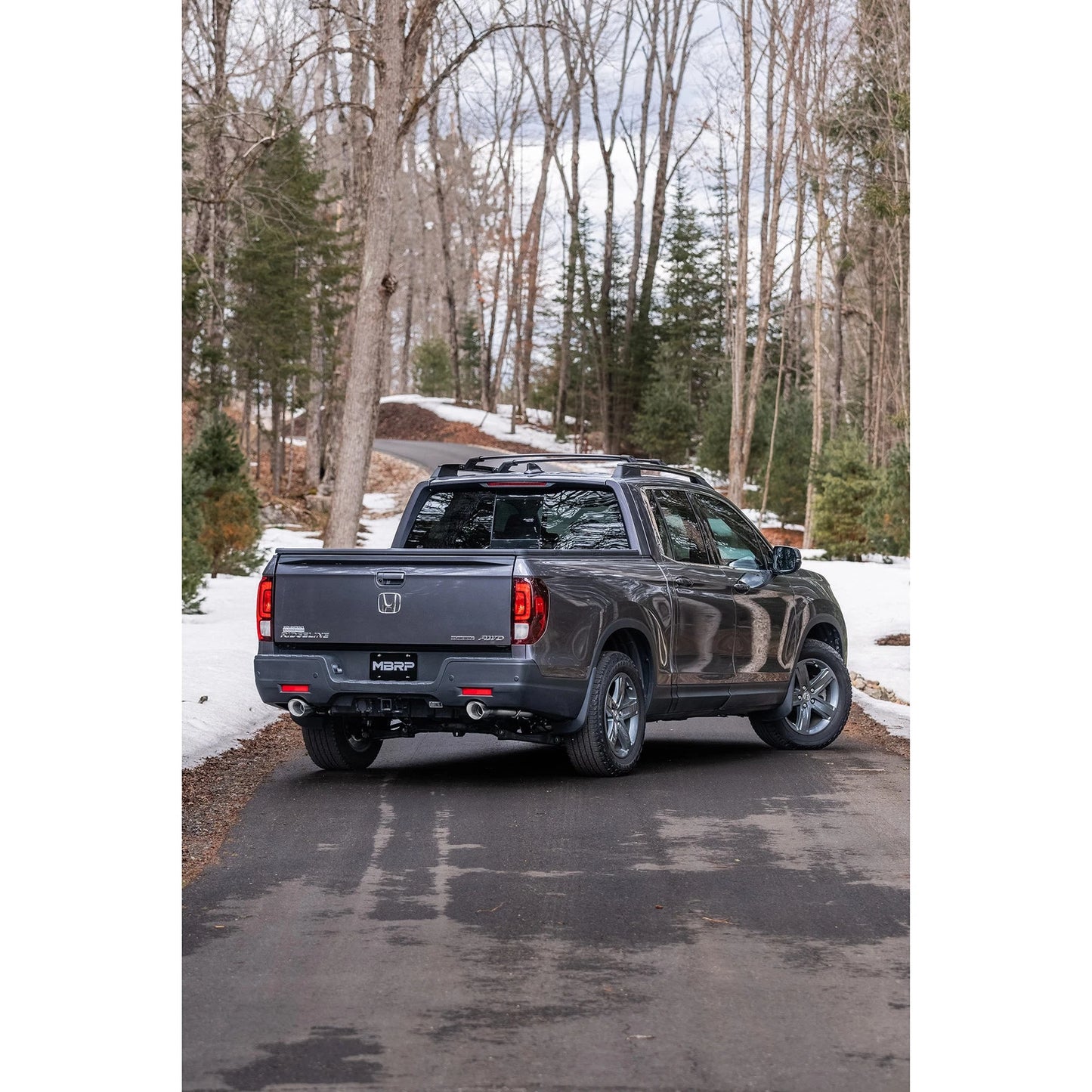 MBRP T304 SS 2.5in Cat-Back Dual Split Rear Exit Exhaust | Honda Ridgeline (21-22) (S5901304)
