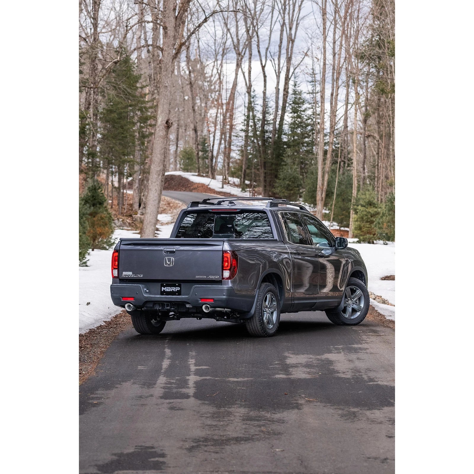 MBRP T304 SS 2.5in Cat-Back Dual Split Rear Exit Exhaust | Honda Ridgeline (21-22) (S5901304)
